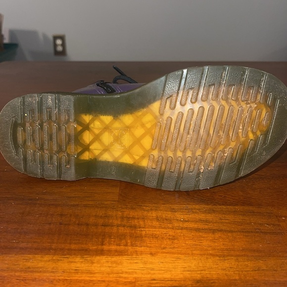 Dr. Marten Youth 1460 Purple Zip/Lace Boots. U.S. 3. - Picture 8 of 16